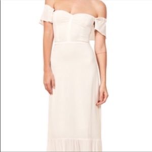 Reformation Butterfly dress- Ivory